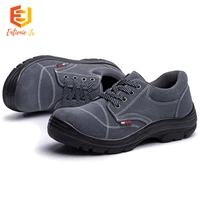 etienne jr men electrician insulated safety shoes breathable wear resistant solid soled work shoes lightweight cowhide boots