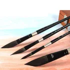 Кисть для акварели, высокое качество, кинжал, белка, волосы, профессиональная кисть для рисования гуашью, акриловая живопись, товары для рукоделия