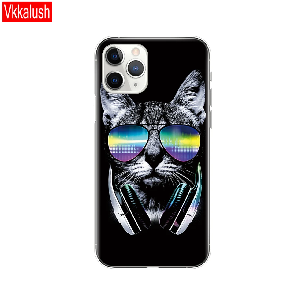 80096 Чехол для мобильного телефона, чехол для iphone 11, чехол для iphone 11 pro max eleven coque etui, бампер, задняя крышка, полный 360, защитный - Цвет: 80096
