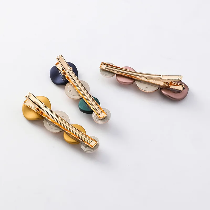 2 шт./компл. милые круглые заколки для волос с кристаллами женщин и девочек ярких