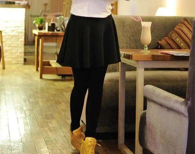 Зимние Бархатные Теплые женские трусы обтягивающие брюки из двух частей