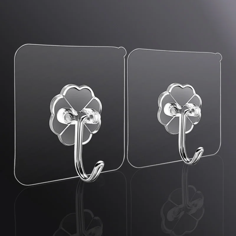 

Plastic Transparent Hook Strong Hook Magic Hook Strong Hook Nail Free Viscose