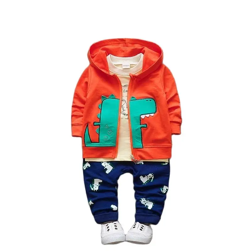 BibiCola Children boys clothing set spring baby hoodies striped tops+pants 2pcs sport suit kids tracksuit toddler costume |