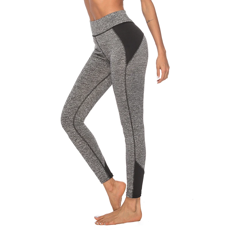 Женские спортивные штаны для бега с высокой талией леггинсы фитнеса