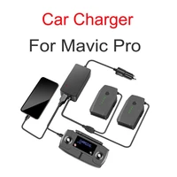 2 in 1 car charger for dji mavic pro platinum drone battery adapter fast charging travel transport outdoor charger