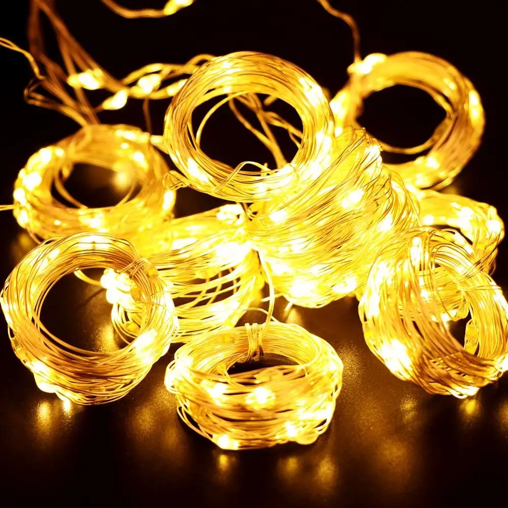 СВЕТОДИОДНАЯ Гирлянда занавес в виде сосулек Рождественская сказочная гирлянда