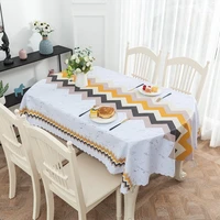 oval tablecloth waterproof oil proof and scald proof disposable tablecloth simple rectangular coffee table tablecloth