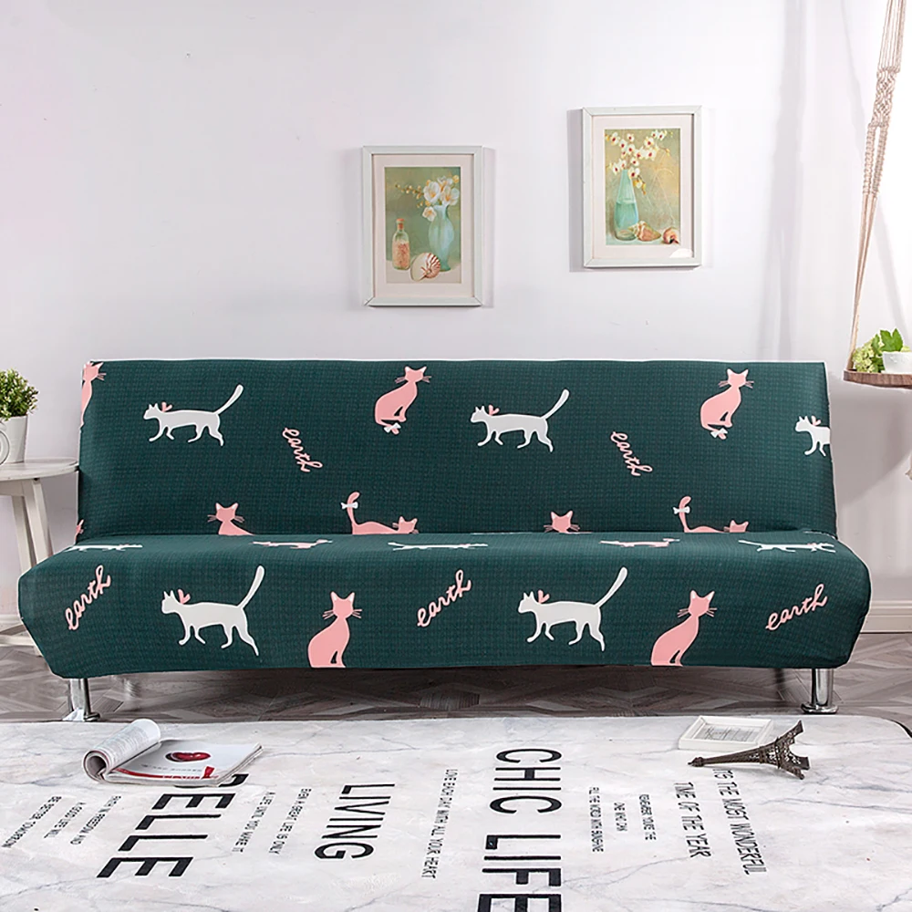 Thumbedding Forest Elk Sofa Bed Cover Runner Pine Artistic Comfortable Durable Stretch Tight Grey Without Armrest | Дом и сад