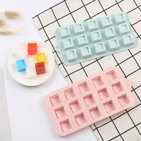 ailehopy silicone mold cake decorating tools chocolate soap baking ice tray mould coffee chocolate mold non stick squre shape