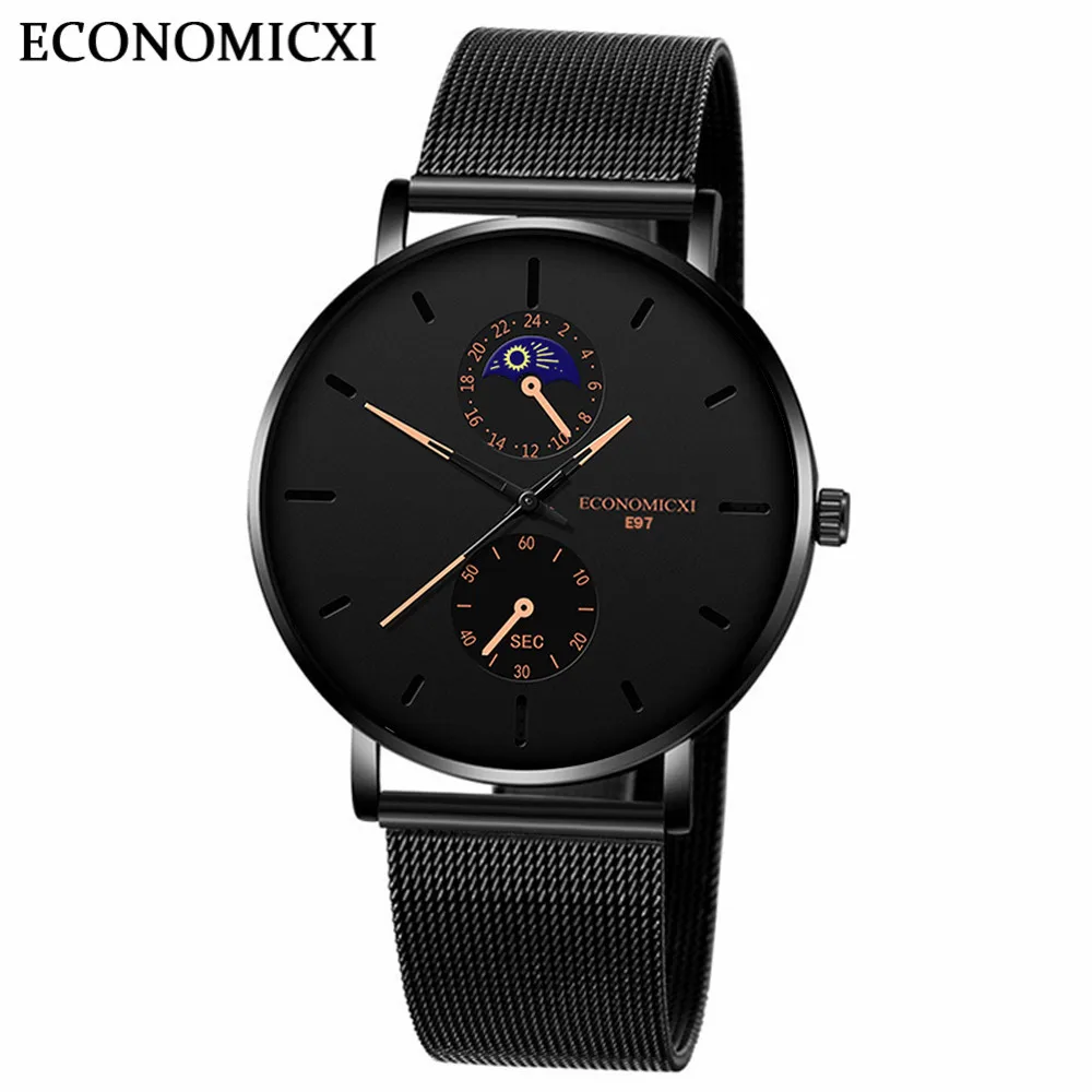 Роскошные Новинка 2021 часы Shi Ying ультратонкие наручные с полынью мужские