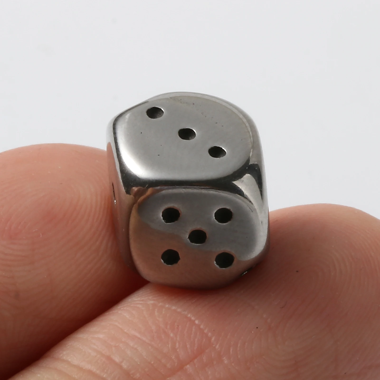 Бусины Из Нержавеющей Стали серебристые 2 шт. аксессуары для изготовления