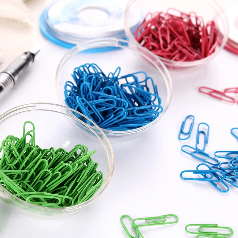 Десять WIN 100 ⑤ кор. скрепки металлические для офиса школы канцелярские