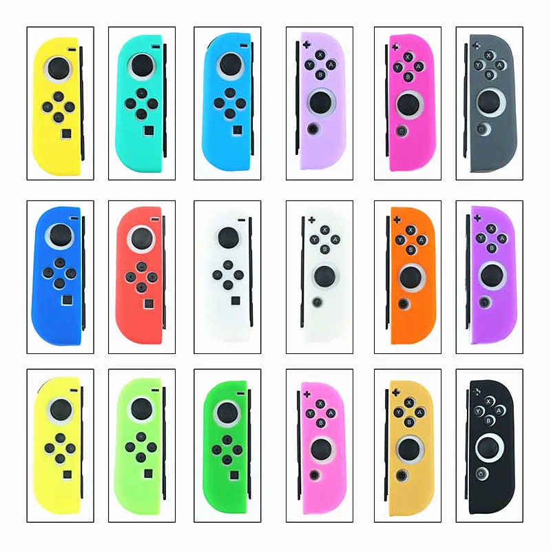 Новинка 2021 чехол из силиконовой резины для Nintendo Switch Joy Con Controller for NX NS Joycon защитный