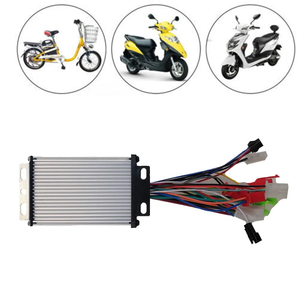 

E-bike Brushless Motor Speed Controller 350W 36v 48V For Electric Bicycle E-Scooter Intelligent Dual-mode DC Motor Controller