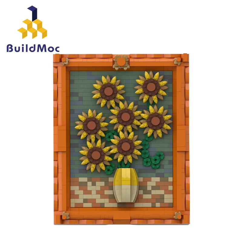 

Set Anime Garden Maze Struck Van Gogh Sunflower Repeater Game Building Blocks Bricks Compatible With Gifts