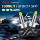 D2S D4S HID фары 3000K 4300K 6000K 360 LED H7 25000LM 9012 H1 9005 9006 HB3 HB4 H11 H8 H9 автомобильные ксеноновые комплекты желтые Автомобильные фары