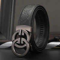 men belt famous luxury high quality g letter automatic buckle designers belts for man women leather jeans casual strap zd2143