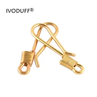 solid brass metal keyring metal snap hook brass hook for keyring metal bag strap hook