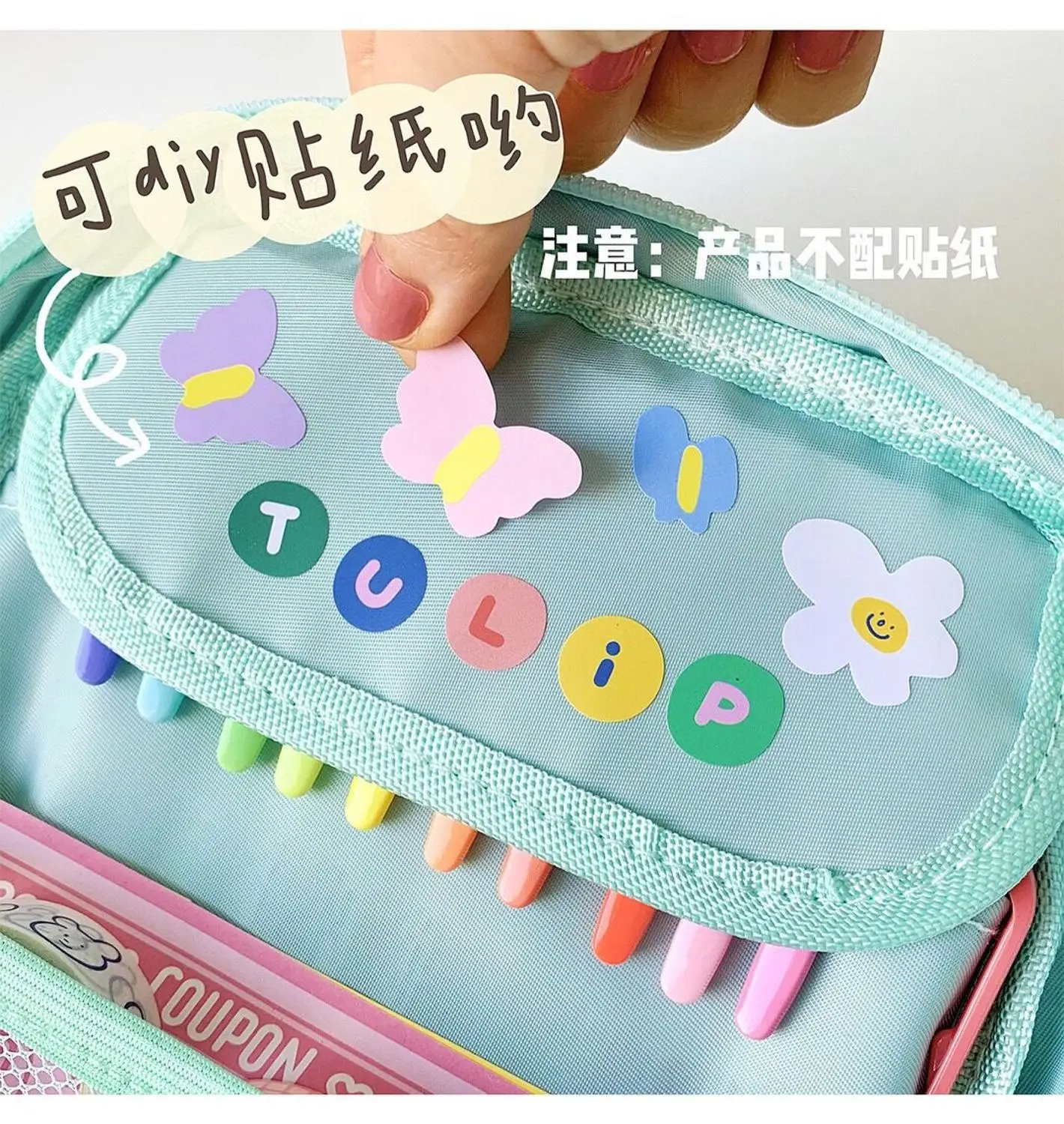 

Bentoy Milkjoy Korea Fashion Bear Cosmetic Cases Cute Student Pencil Bag Case Holder Large Capacity Home Storage Case High