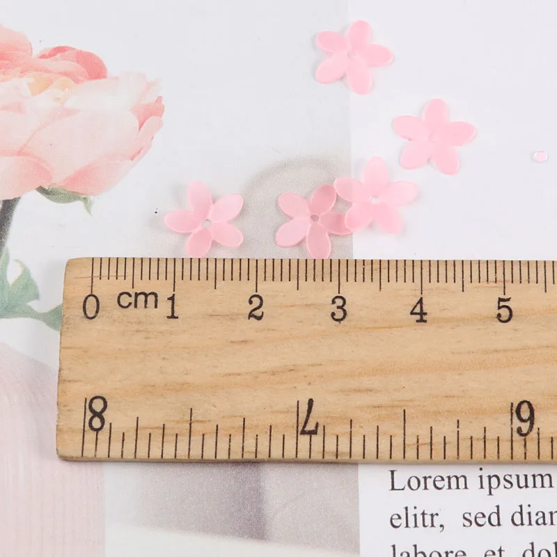 Блестки с пятью цветами 10 мм милое красочное шитье аксессуары для свадебных