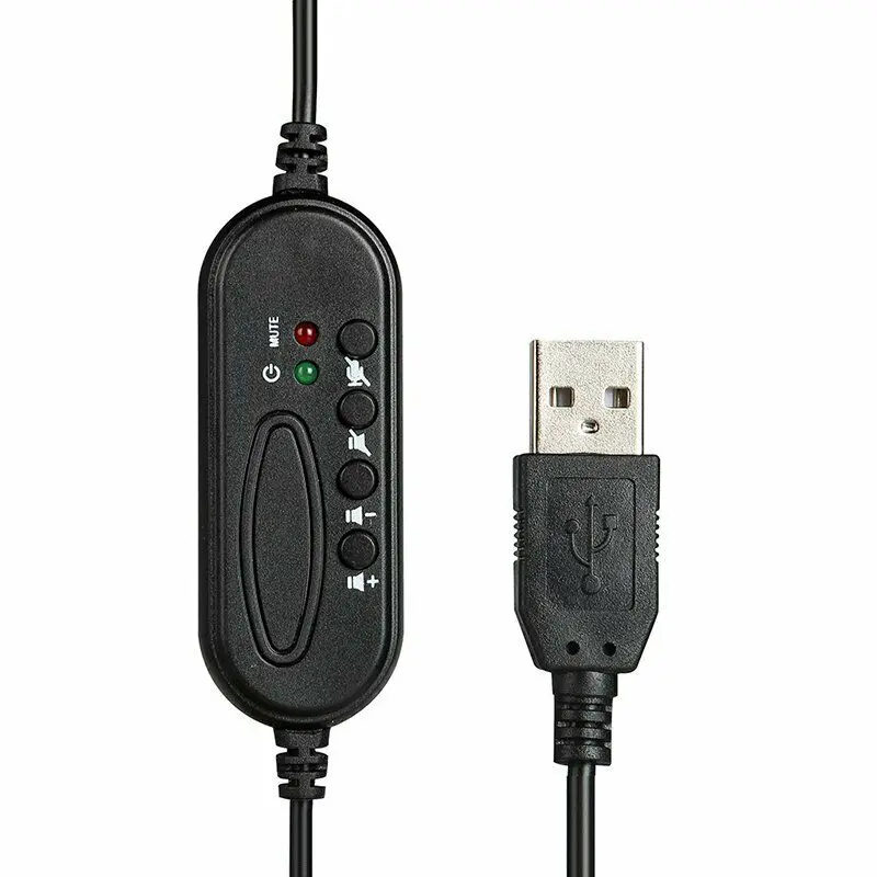 Новая гарнитура с шумоподавлением через USB и микрофоном Высококачественная для