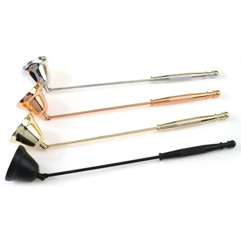 New Stainless Steel Home Smokeless Candle Wick Bell Snuffer Hand Put Off Tool Kit Accessories Holders | Дом и сад