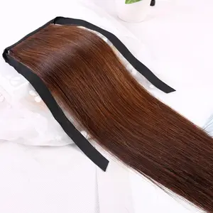 Бразильские натуральные волосы Remy на клипсе, наращивание хвостиков, натуральные волосы, прямые человеческие волосы для наращивания хвостиков