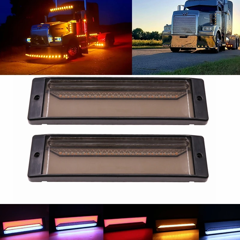 2 шт. водонепроницаемый светодиодный тормозной светильник для прицепа грузовика