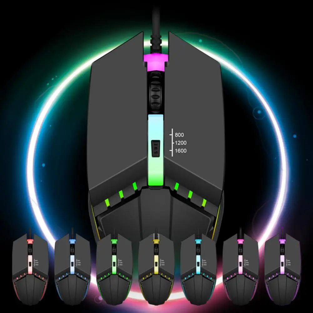 

Мышь Компьютерная Проводная эргономичная, USB