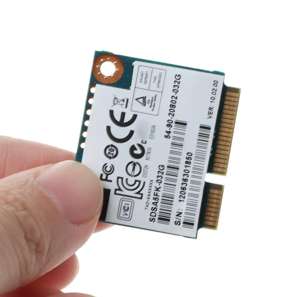 

100% Brand New and High Quality Durable Half Size MSATA 32G SDSA5FK-032G Adapter Card Converter for PC Computer Accessories