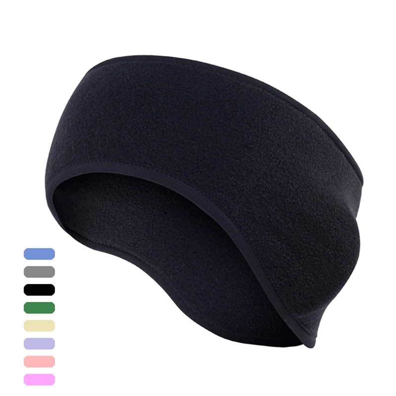 

Winter Headband Polar Fleece Thermal Bandana Warmer Ear Cover Sweatband Bicycle Headwear Headscarf Caps Accessories Women Men
