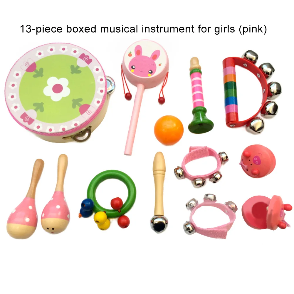13Pcs/Set Toddler Kid Musical Percussion Instrument Teaching Aid Educational Toy | Игрушки и хобби