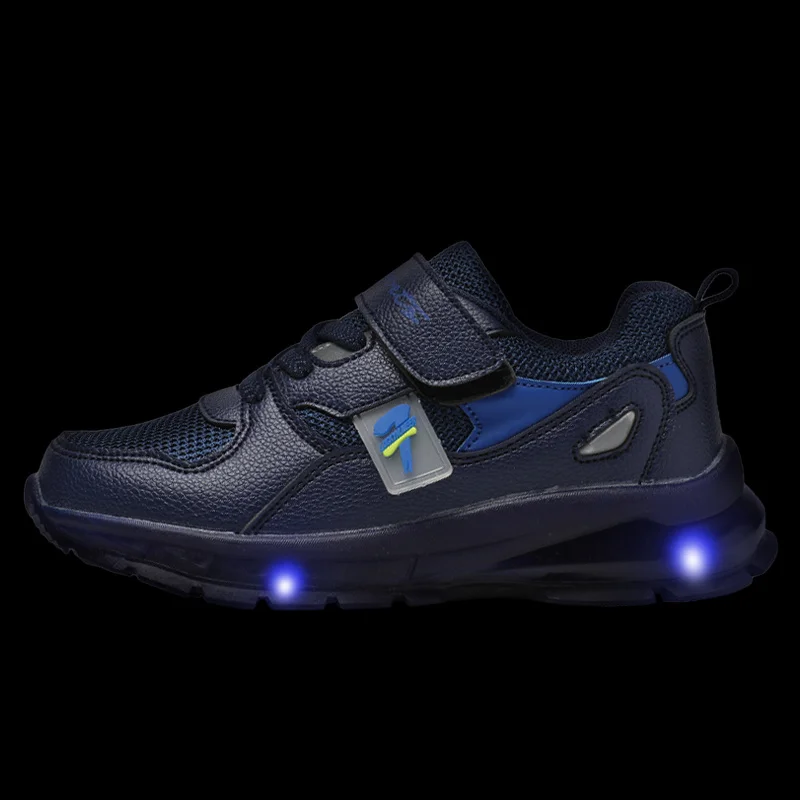 Детские светящиеся кроссовки MMnun обувь с светильник кой для девочек размер 26-31