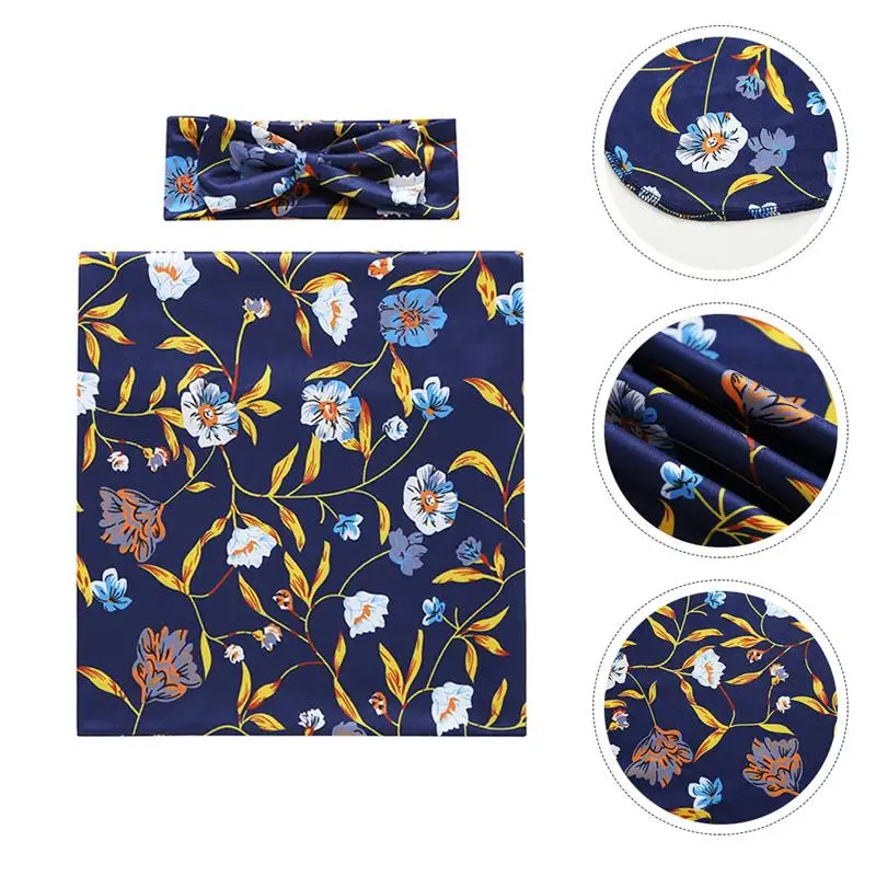 

Thin Style Cotton Newborn Swaddle Wrap Baby Quilt Printed Swaddling Baby Towel