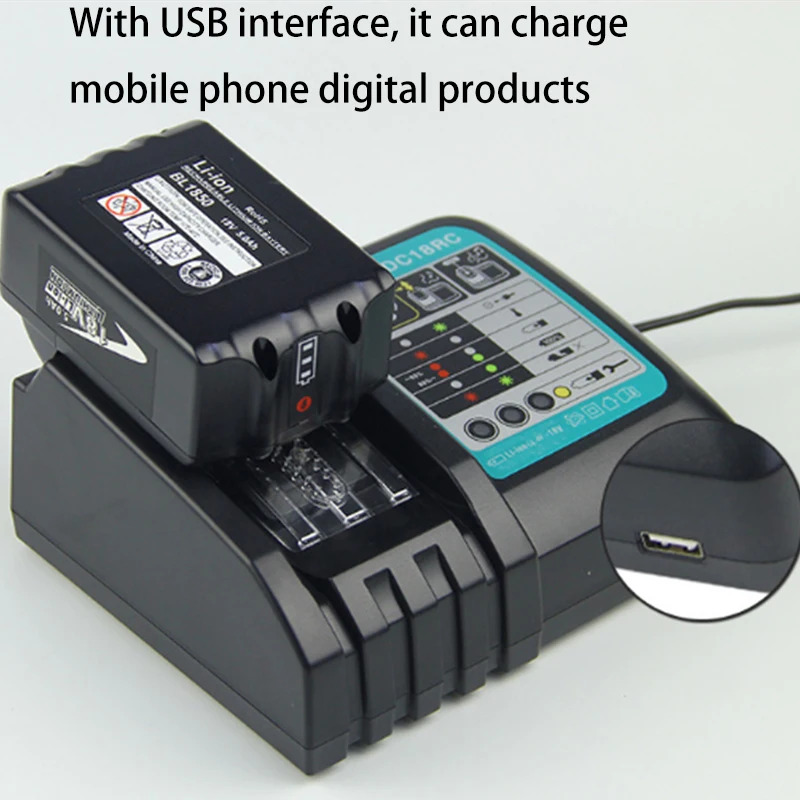 Подходит для зарядного устройства Makita 14V-18V литиевая батарея зарядное устройство