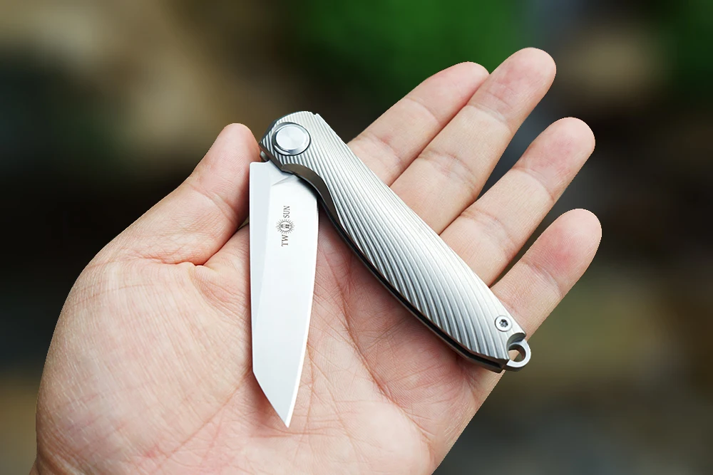 TwoSun m390 складной карманный нож Походный нож охотничий нож Открытый походный инструмент для выживания EDC титановый скользящий нож TS90