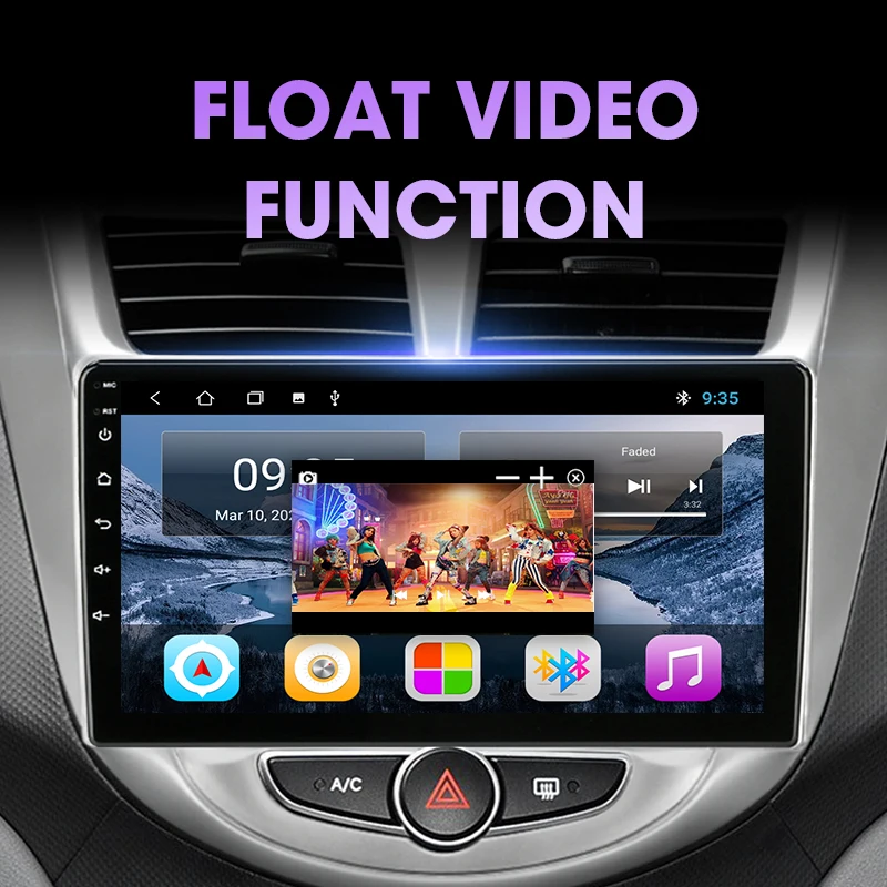 Автомагнитола JMCQ 2DIN Android 10 для Hyundai Solaris Verna Accent I25 2010 2016 видеоплеер Multimidia GPS