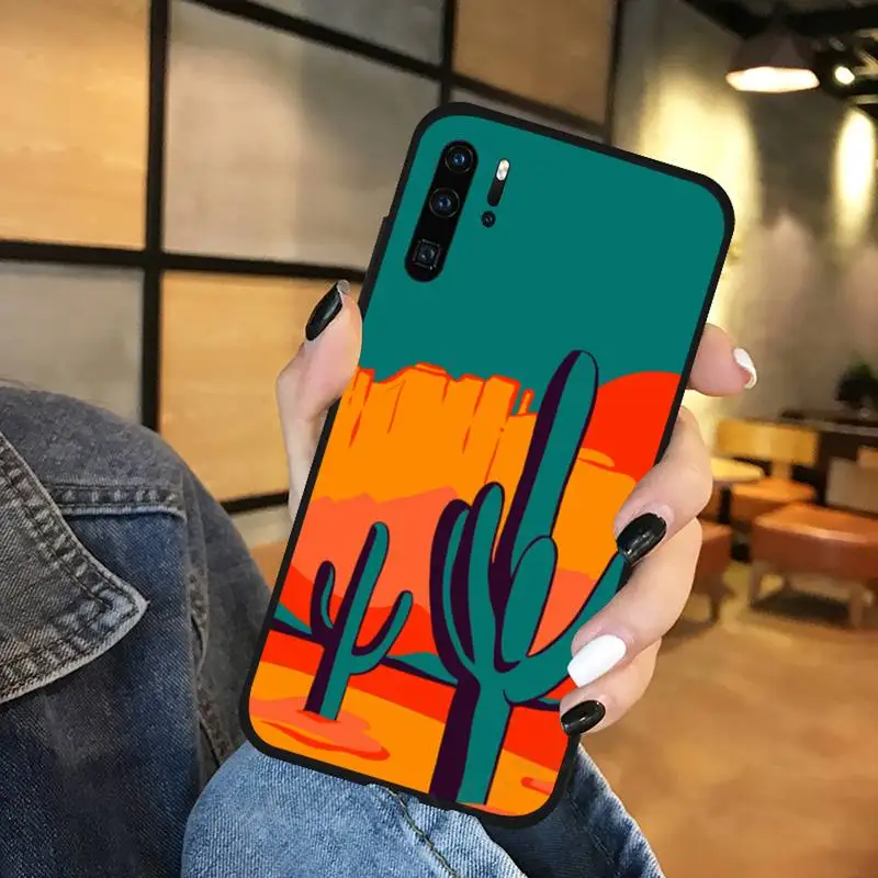 

Cartoon cactus Phone Case For Huawei NOVA 2 2i 2s 3i 4 4e 5 plus P10 lite 20 P20 pro honor10