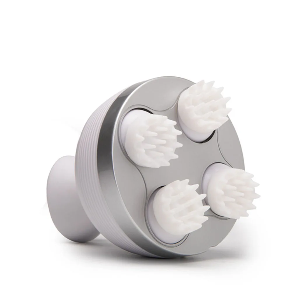 

4 Head Silicone Claw Waterproof Electric Vibrating Wireless Scalp Massager Body Head Massage Washing Hair Machine