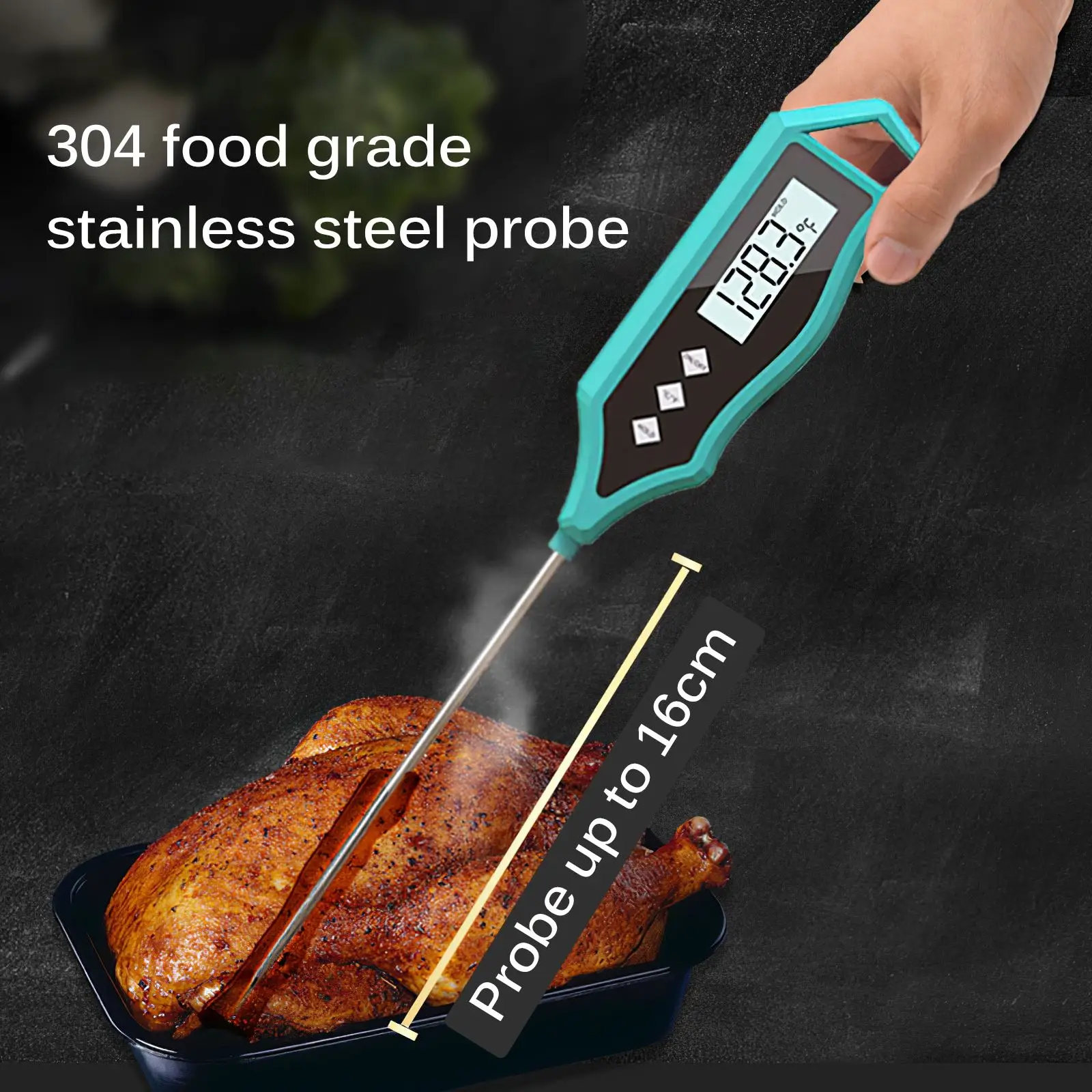 

Digital Temperaure Sensor Meter Digital Meat Thermometer Cooking Food Kitchen BBQ Probe Water Milk Oil Liquid Oven