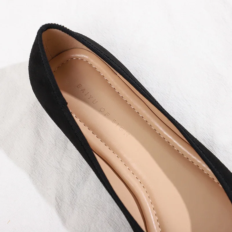 Новые женские балетки на плоской подошве Женские мягкие повседневные однотонные