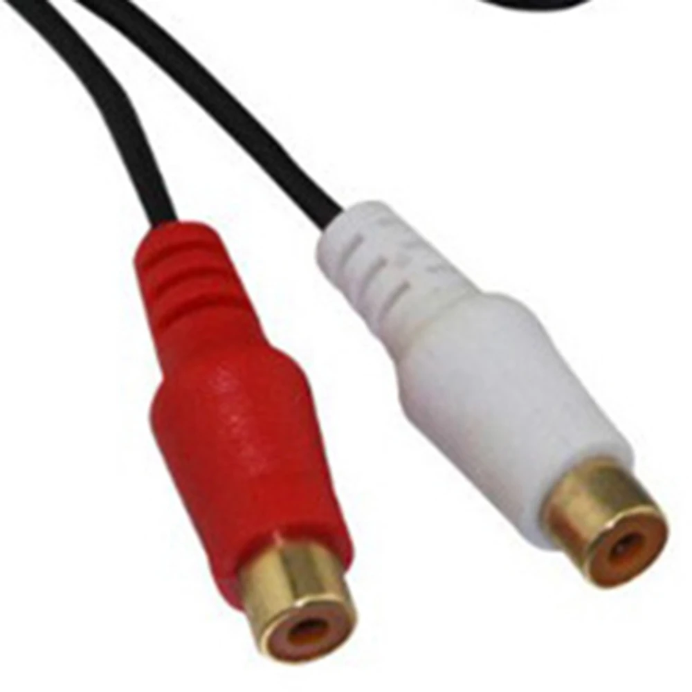 Переходник с динамика на 2 RCA линейного вывода для автомобильного аудио