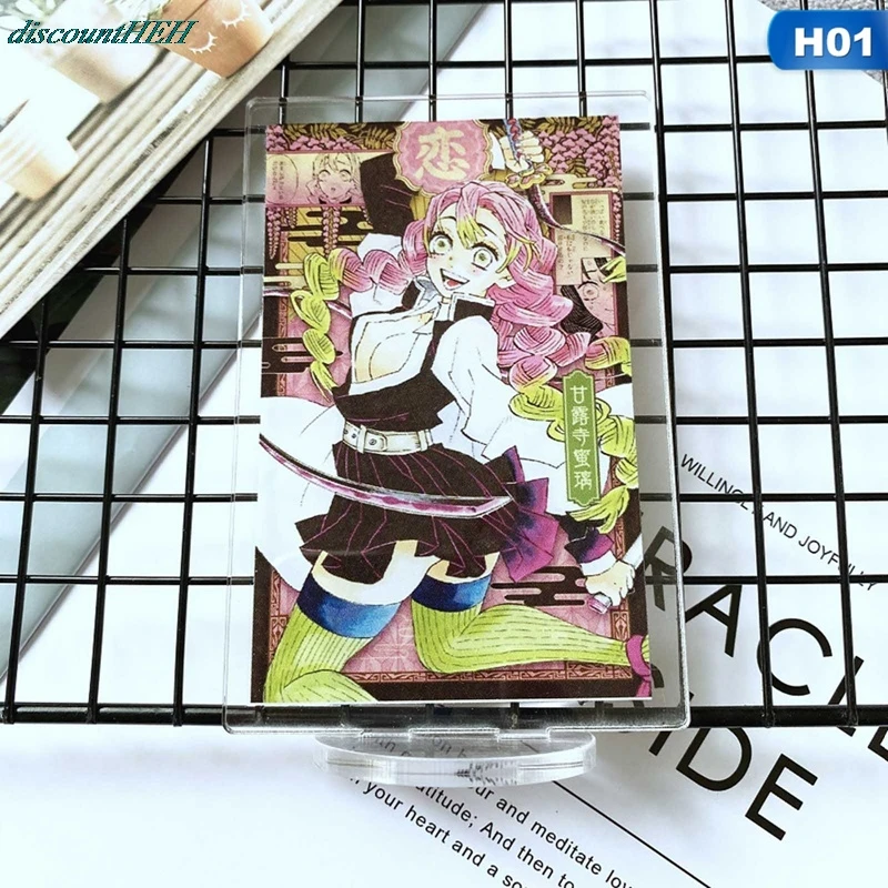 

Anime Demon Slayer's Blade Acrylic Double Sided Standing Card Model Cartoon Character Peripheral Decoration