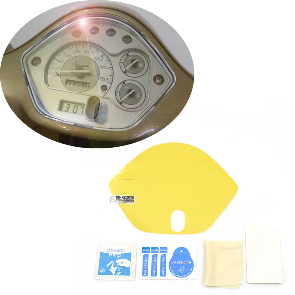 

Instrument Cluster Scratch Screen Protection Film For Piaggio Vespa GTS Motorcycle Dashboard Screen Protector