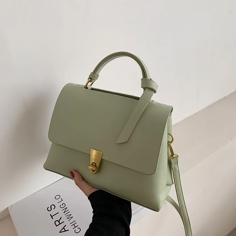 

Luxury Simple Casual Women's Bags 2021 Spring and Summer New Trendy One-shoulder Messenger Bag Net Red Handbag Small Square Bag