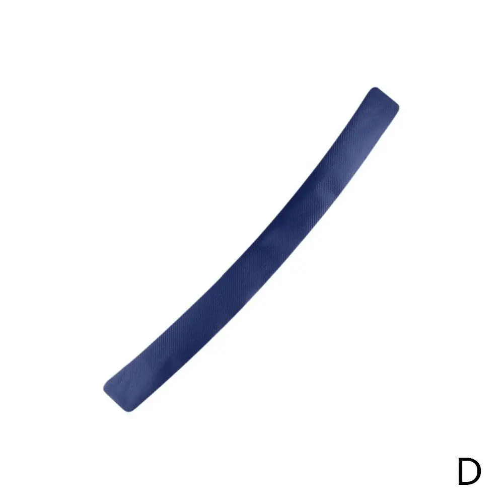 DARK BLUE Универсальная задняя защитная накладка для багажника, наклейка на задний бампер автомобиля, защитная наклейка против царапин, 3D пленка из углеродного волокна - Название цвета: DARK BLUE