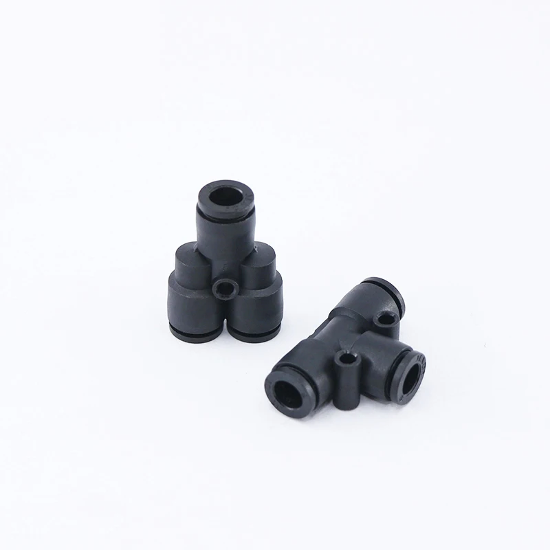 1PC T/Y Type Mini Pneumatic Push In Fittings For Air/Water Hose and Tube Connector 4mm 6mm PY/PE | Обустройство дома