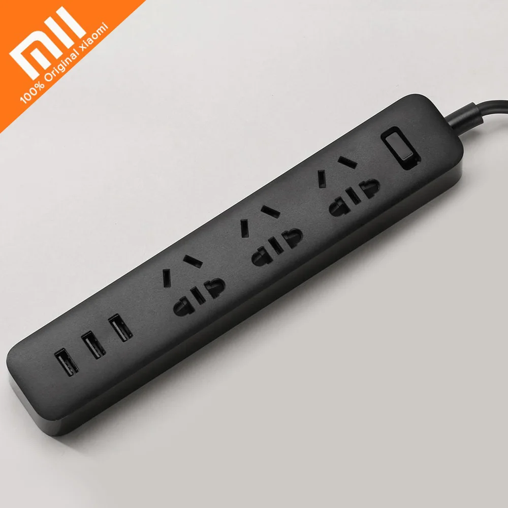 Оригинальная смарт-лента Xiaomi Mijia 3 2A с usb-портами для быстрой зарядки + гнезда Xiaom MI