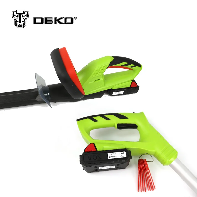 Набор садовых инструментов DEKO беспроводной триммер для травы и живой изгороди с