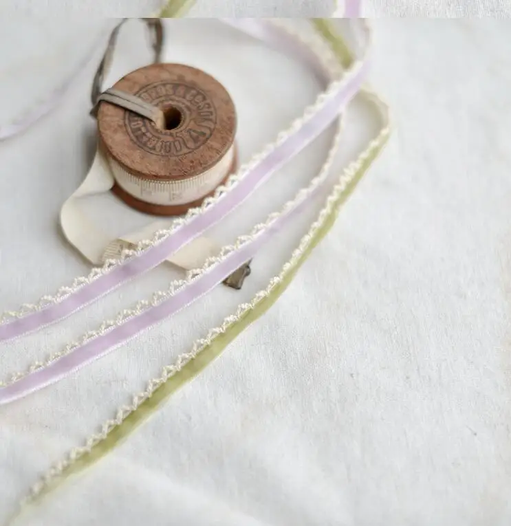 2 м/лот ширина 1 см изысканная бархатная кружевная отделка фиолетовые зеленые